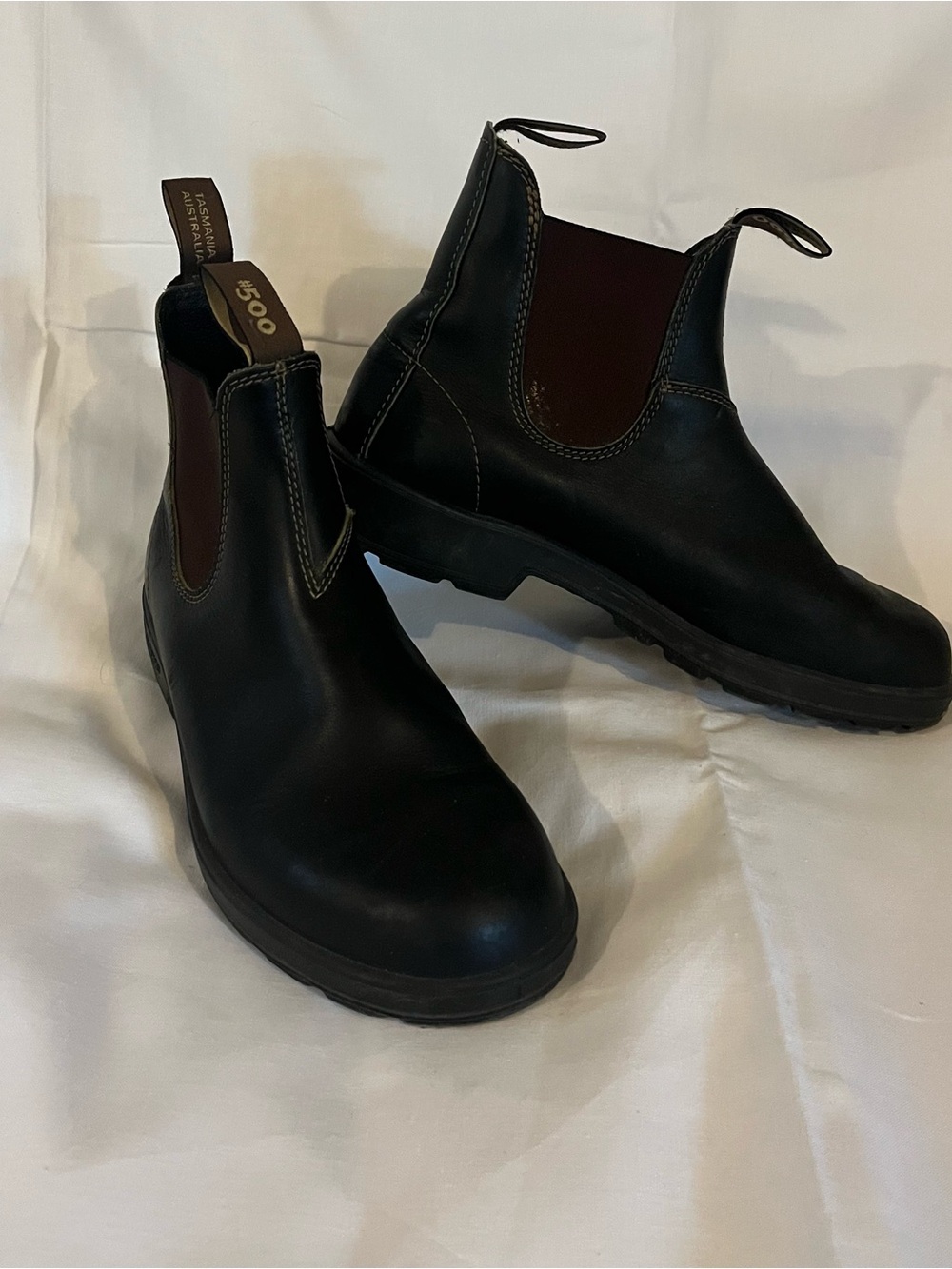 Blundstone #500 Originals Stout Brown leather chelsea boots